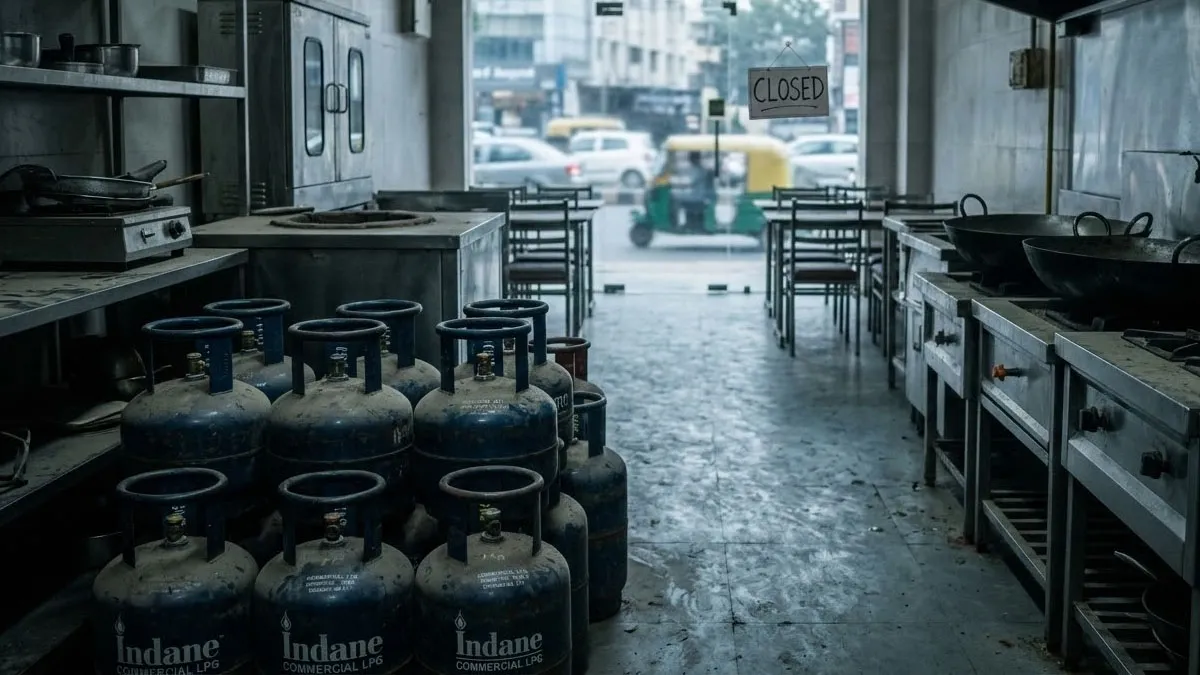 Indian Kitchens Facing Imminent Shutdown Over Commercial Gas Cylinder Shortage
