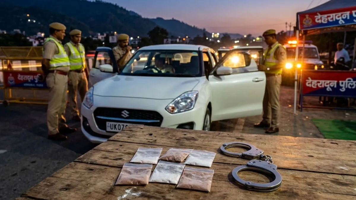 Dehradun Police Smash UP-Linked Drug Ring; Heroin Worth ₹34 Lakh Seized